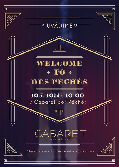 Plakát události WELCOME TO DES PÉCHÉS