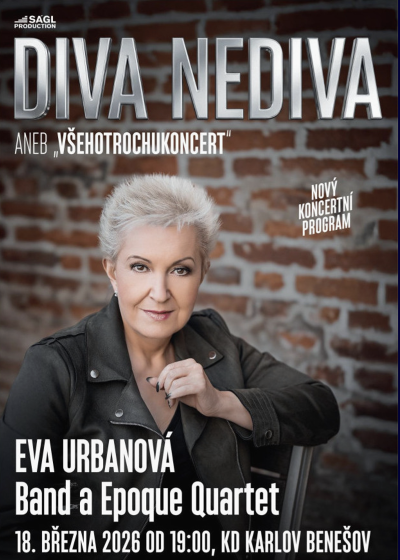 Plakát události Eva Urbanová Band a Epoque Quartet
