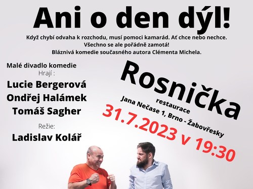 Plakát události Ani o den dýl!
