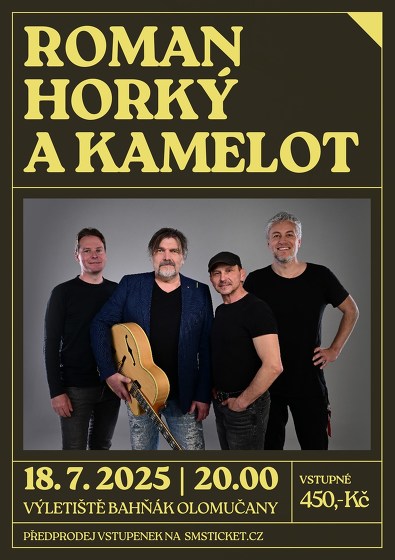Plakát události Roman Horký a Kamelot
