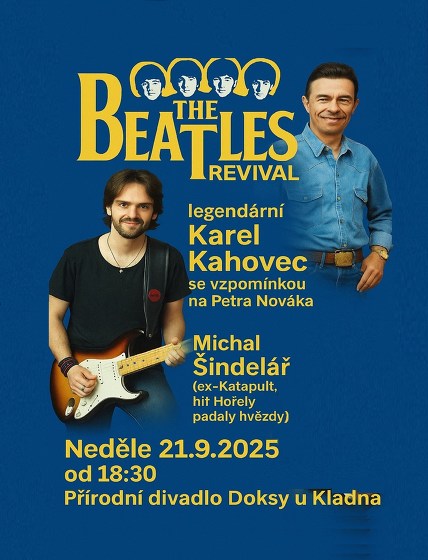 Plakát události The Beatles Revival + Karel Kahovec
