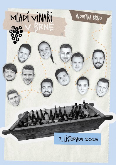 Plakát události Mladí vinaři v Brně