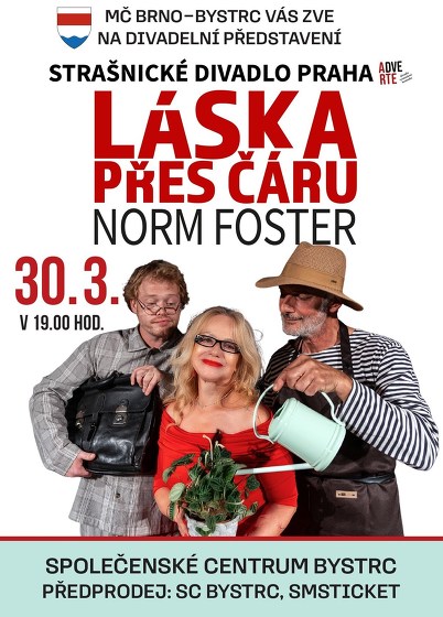 Plakát události Norm Foster: LÁSKA PŘES ČÁRU
