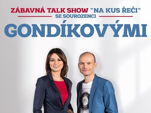 Plakát události Na kus řeči se sourozenci GONDÍKOVÝMI