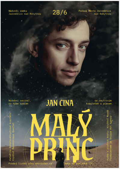 Plakát události Recitál Malý princ s Janem Cinou
