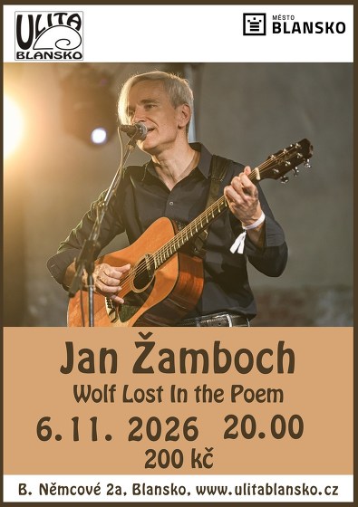 Plakát události Jan Žamboch - Wolf lost in the poem