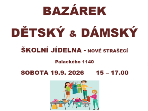 Plakát události Dětský a dámský bazárek