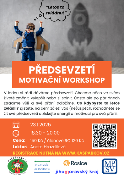 Plakát události Motivační workshop