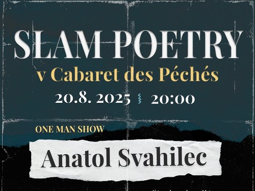 Plakát události Slam poetry