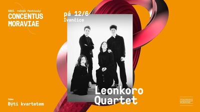 Plakát události Concentus Moraviae - Leonkoro Quartet