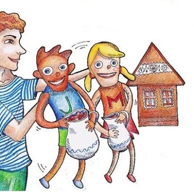 Plakát události Divadlo ke dni dětí: Perníkový chaloupka