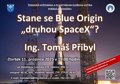 Plakát události Stane se Blue Origin 