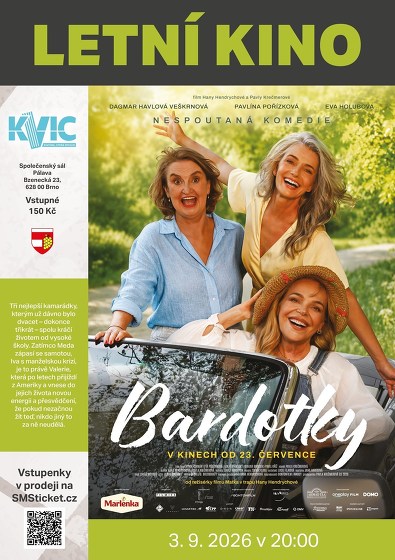 Plakát události Letní kino Vinohrady: Bardotky
