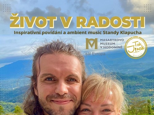 Plakát události Život v radosti - Sandra Pogodová a Tomáš Lukavec / beseda