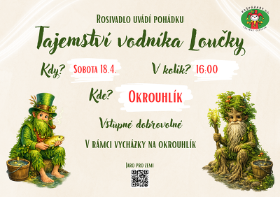 Plakát události Pohádka Tajemství Vodníka Loučky
