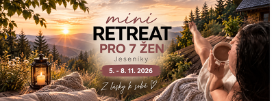 Plakát události Mini retreat pro 7 žen, Jeseníky