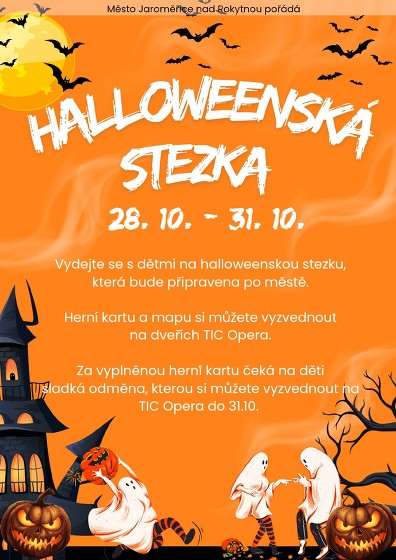 Plakát události Halloweenská stezka
