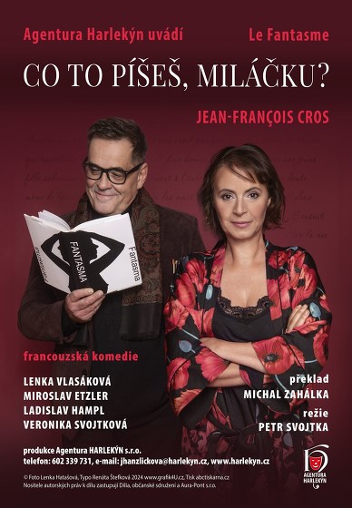 Plakát události Jean-François Cros: CO TO PÍŠEŠ, MILÁČKU?