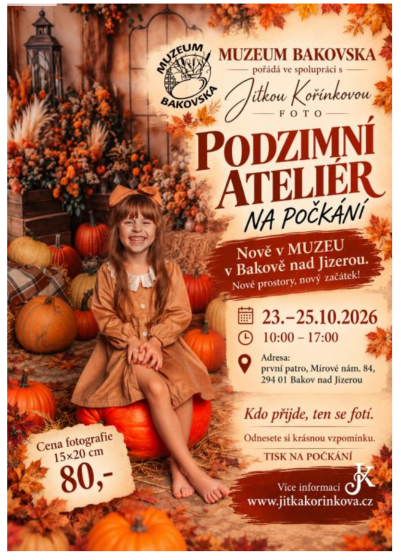 Plakát události Foto podzimní ateliér