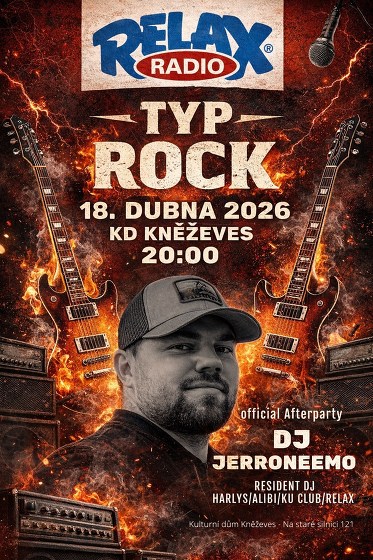 Plakát události TYP ROCK - Affterparty DJ Jerroneemo