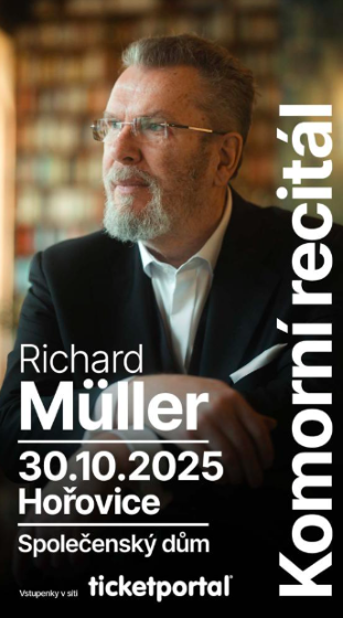 Plakát události Richard Müller: Komorní Recitál