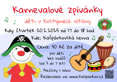 Plakát události Karnevalové zpívánky
