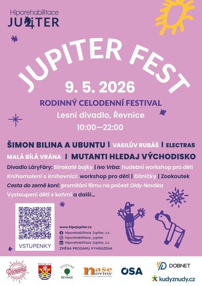 Plakát události JUPITER FEST - celodenní rodinný festival