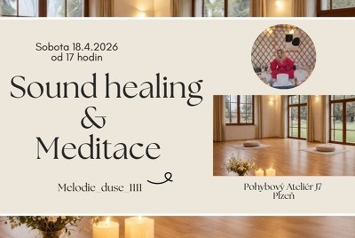 Plakát události Zvuková lázeň (sound healing) & hluboká relaxace a uvolnění