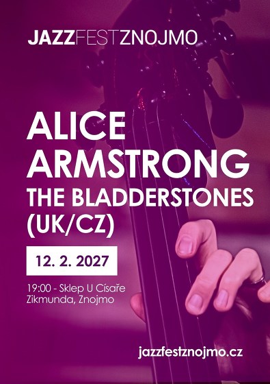 Plakát události Alice Armstrong (UK) & The Bladderstones (CZ)