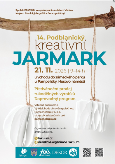 Plakát události 14. Podblanický, kreativní Jarmark