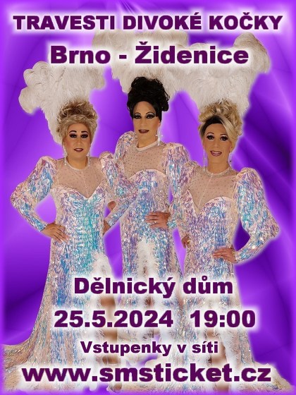 Plakát události Travesti Divoké kočky