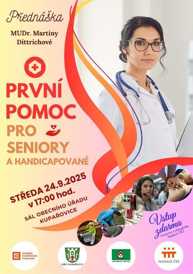 Plakát události První pomoc - přednáška