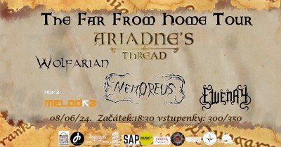 Plakát události Ariadne's Thread, Wolfarian, Nemoreus, Ewenay