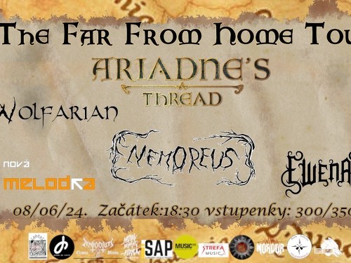 Plakát události Ariadne's Thread, Wolfarian, Nemoreus, Ewenay