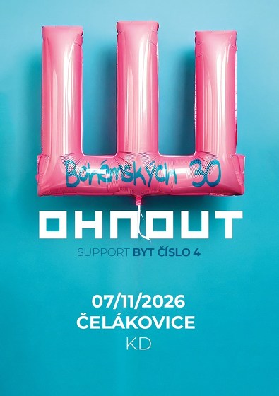 Plakát události Wohnout - Bohémských 30