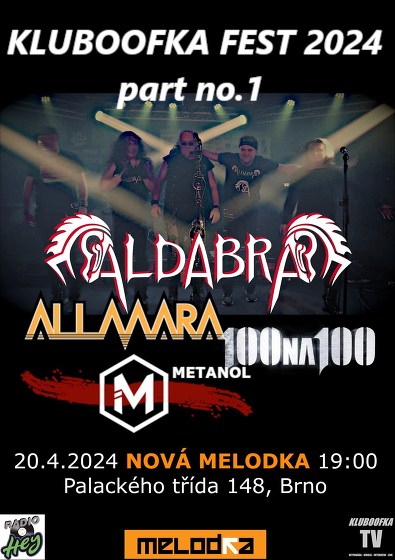 Plakát události KLUBOOFKA FEST 2024 part no.1