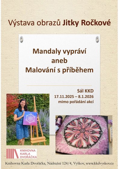 Plakát události Vernisáž: Mandaly vypráví aneb Malování s příběhem