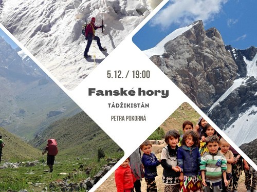 Plakát události Fanské hory - Tádžikistán