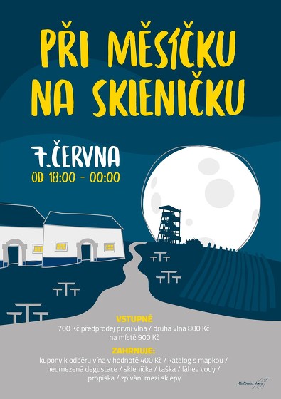 Plakát události Noční sklepy: Při měsíčku na skleničku 2025