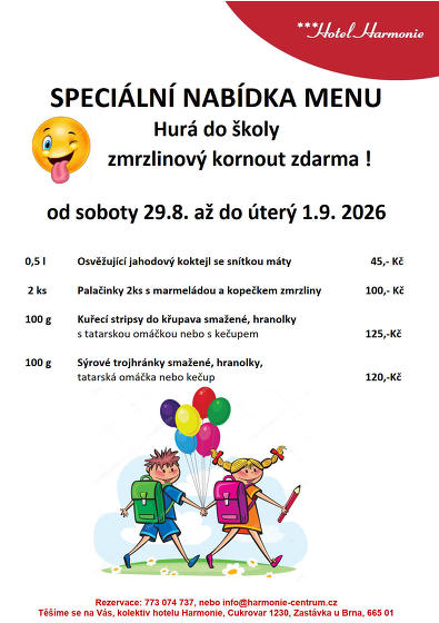 Plakát události Pro školáky - hurá do školy