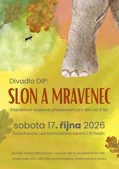 Plakát události Slon a mravenec