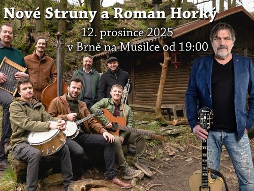Plakát události Nové struny a Roman Horký
