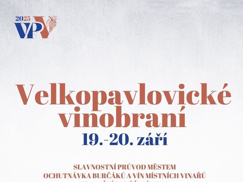 Plakát události Velkopavlovické vinobraní 2025