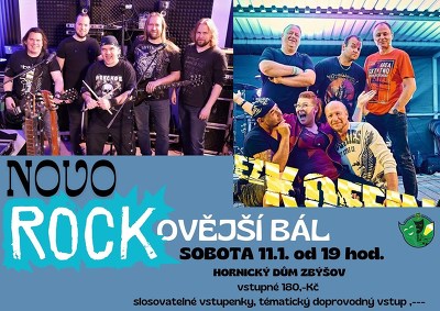 Plakát události Novo-rockovější bál