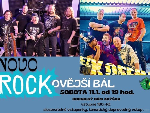 Plakát události Novo-rockovější bál