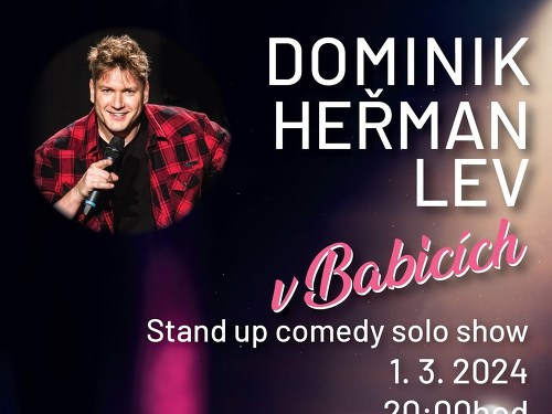 Plakát události Stand up comedy solo show