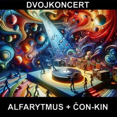 Plakát události Alfarytmus + Čon-Kin