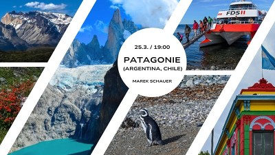 Plakát události Patagonie (Argentina, Chile)