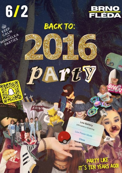 Plakát události Back to 2016 Party x Fléda