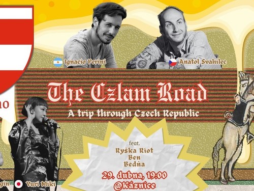 Plakát události The CZlam Road Brno - mezinárodní slam poetry exhibice